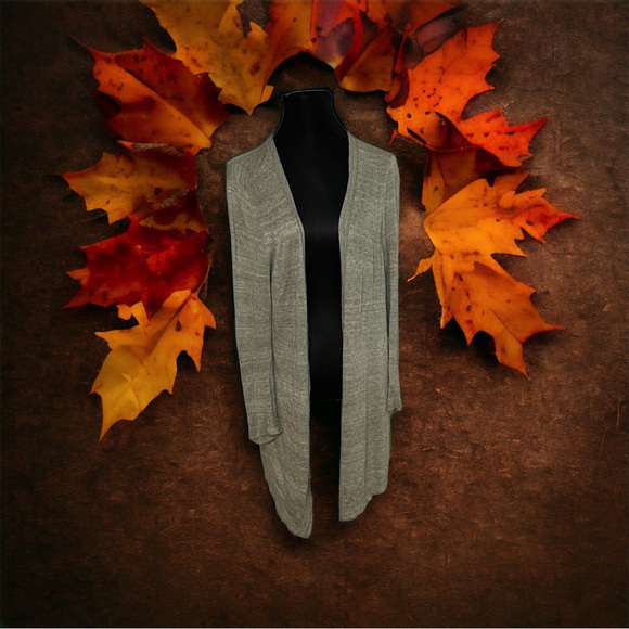 Torrid Grey Open Sweater Lightweight Torrid Size 0 - Picture 1 of 6